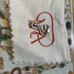 Marla Aaron lock mixed metal question mark